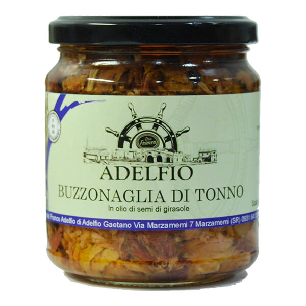 Buzzonaglia di Tonno all'olio di semi vaso 300 gr