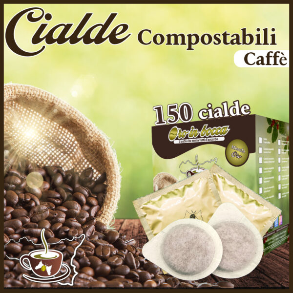 Cialde caffè miscela Oro 150PZ