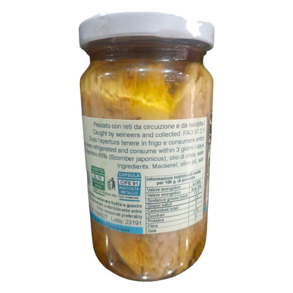 Filetti di Sgombro all'olio d'oliva 200 gr - immagine 2