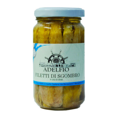 Filetti di sgrombro all'olio d'oliva