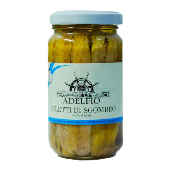 Filetti di Sgombro all'olio d'oliva 200 gr