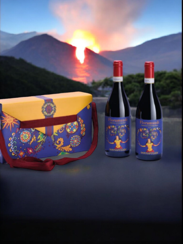Donnafugata City Bag contiene 2 bottiglie di Floramundi Cerasuolo di Vittoria DOCG 2017.