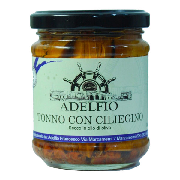 Tonno sott' olio con pomodorino ciliegino secco 200 gr