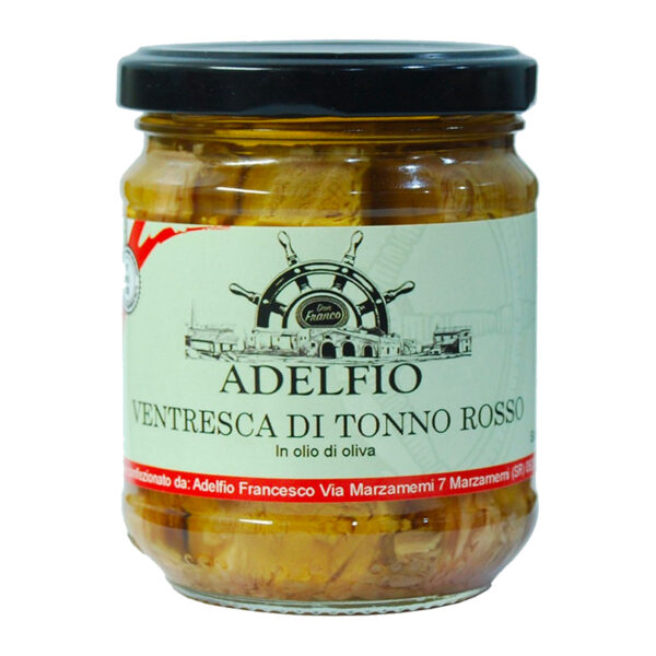 Ventresca di Tonno Rosso all'olio d'oliva 200 gr