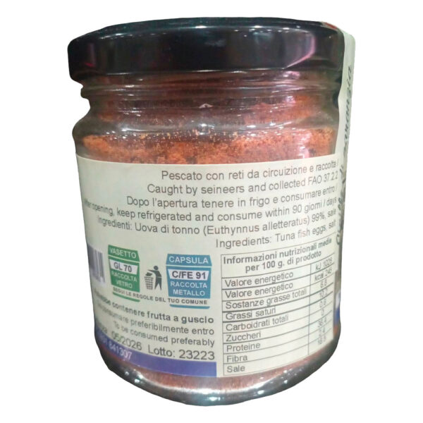 Bottarga di tonno grattugiata vaso 50 gr - immagine 2