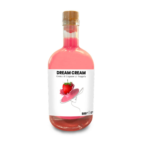 DREAM CREAM crema di liquore alla fragola 500 ml
