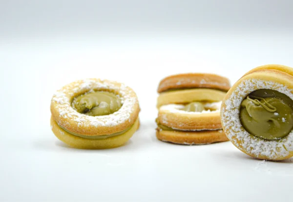 Biscotti Occhi di bue pistacchio