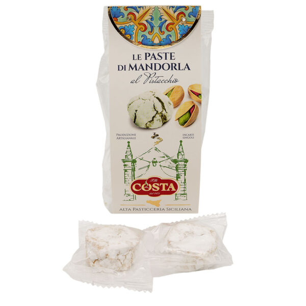 Paste di mandorla al pistacchio 120 gr