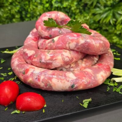 salsiccia di suino condita