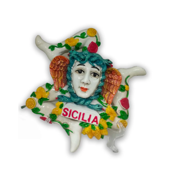 Trinacria in Ceramica Siciliana di Caltagirone