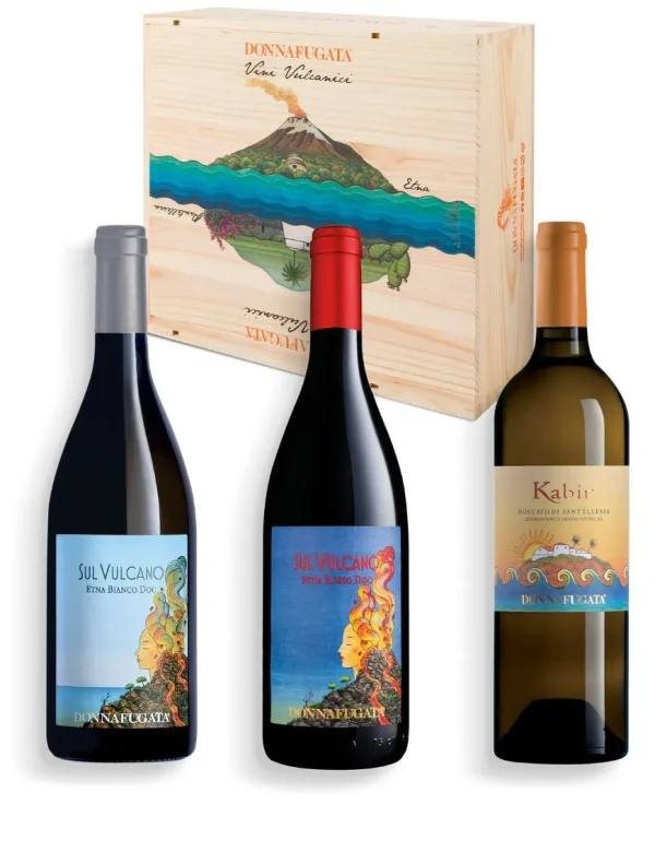 Vini Vulcanici in Cassetta di Legno - Donnafugata